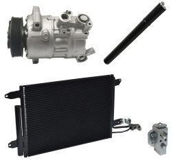 2006 Audi A3 Quattro Base 2.0L Compressor and Condenser Kit (KT EA84A)