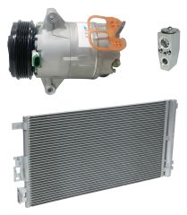 2007 Pontiac G6 Base 2.4L Compressor and Condenser Kit (KT EB07A-N)