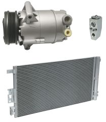 2007 Pontiac G6 Base 2.4L Compressor and Condenser Kit (KT EB07A)