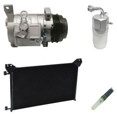 2002 Chevrolet Silverado 1500 WT 5.3L Compressor and Condenser Kit (KT EC91A)