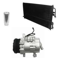 2000 Pontiac Firefly Base 1.0L Compressor and Condenser Kit (KT EC93A)