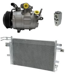 2013 Ford Police Interceptor Utility Base 3.7L Compressor and Condenser Kit (KT EE20B)