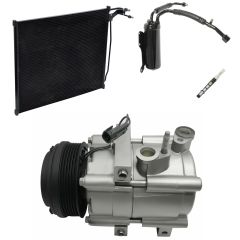 2007 Ford E-450 Super Duty Base 5.4L Compressor and Condenser Kit (KT EG04A-N)