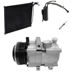 2007 Ford E-450 Super Duty Base 5.4L Compressor and Condenser Kit (KT EG04A)