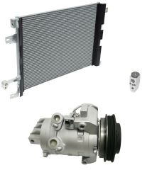 2013 Ford Mustang Base 3.7L Compressor and Condenser Kit (KT EH84A)