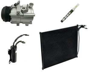 2007 Ford E-350 Super Duty XLT 5.4L Compressor and Condenser Kit (KT EI12A)