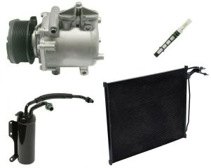 2007 Ford E-450 Super Duty Base 6.0L Compressor and Condenser Kit (KT EI54B-N)
