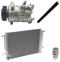 2013 Volkswagen Beetle Fender 2.0L Compressor and Condenser Kit (KT FC46A)