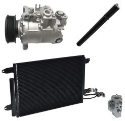 2005 Audi A3 Quattro Base 2.0L Compressor and Condenser Kit (KT FC47A)