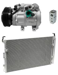 2006 Kia Sedona EX 3.8L Compressor and Condenser Kit (KT FD34A-N)