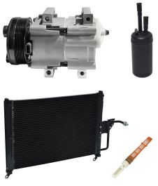 Ｋ.T.C 1999 Ford Escort ZX2 Tipico 2.0L Compressor and Condenser Kit (KT