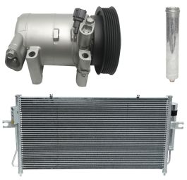 2003 Nissan Frontier XE 3.3L Compressor and Condenser Kit (KT FD32A)
