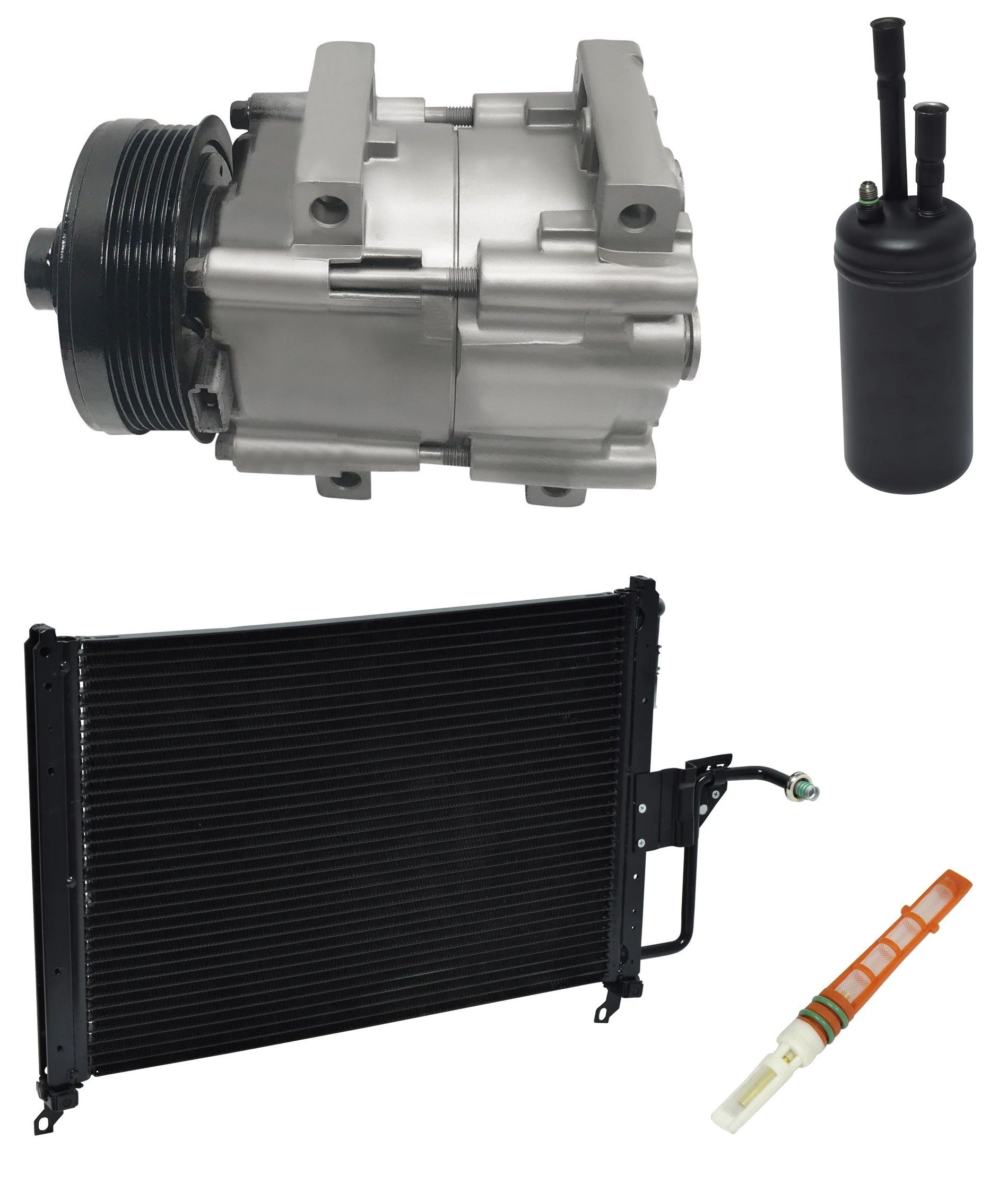 1998 Ford Escort ZX2 Cool Coupe 2.0L Compressor and Condenser Kit