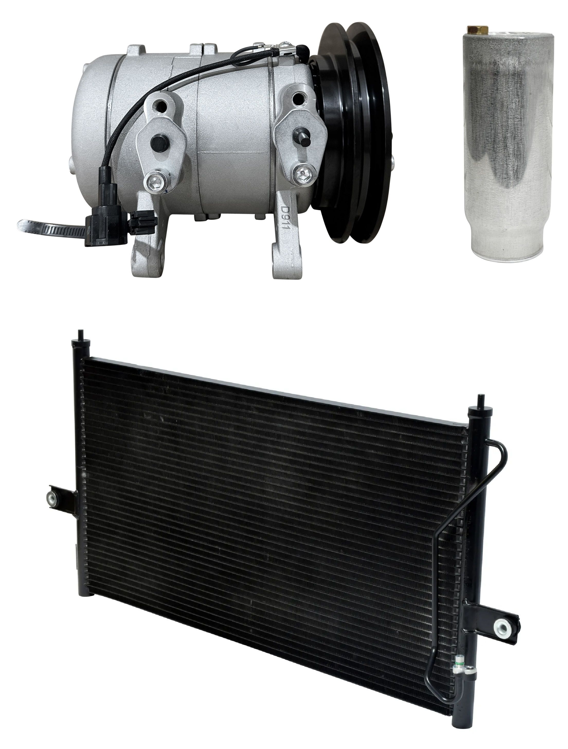 ＊k様＊ 1998 Nissan Frontier XE 2.4L Compressor and Condenser Kit (KT AI25A-N)