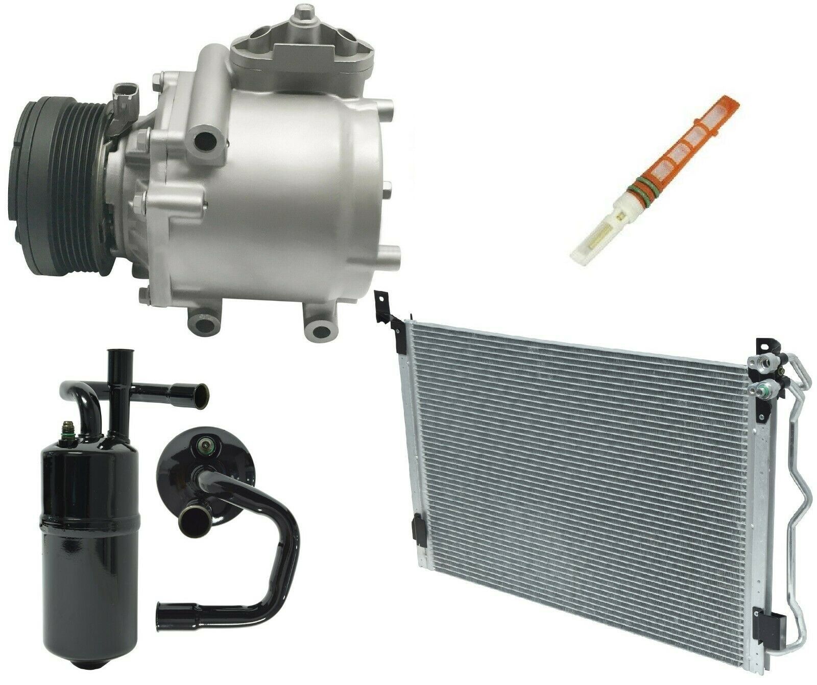 2004 Ford Crown Victoria LX 4.6L Compressor and Condenser Kit (KT