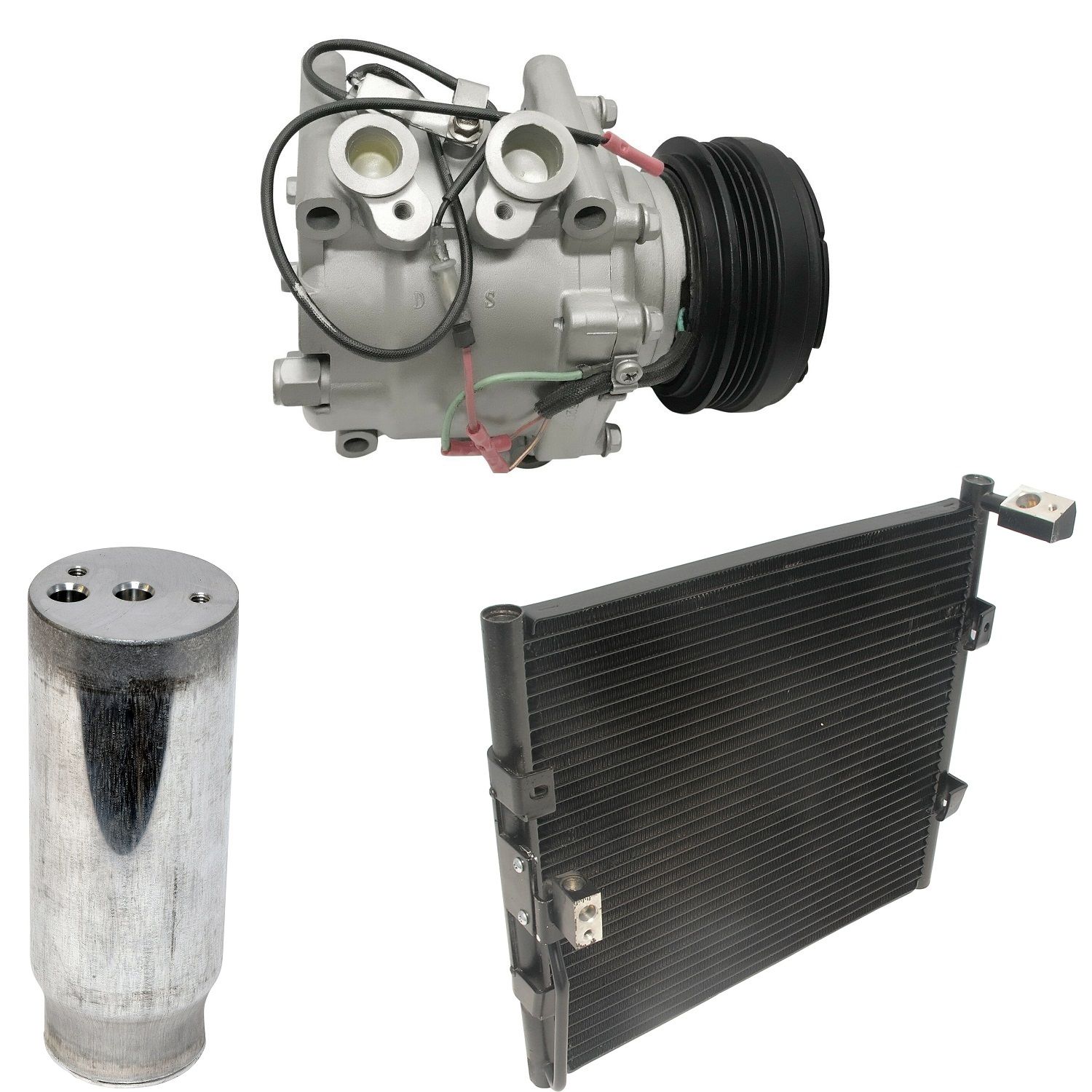 メンテナンス kita-casa 1996 Honda Civic del Sol S 1.6L Compressor and Condenser Kit (KT