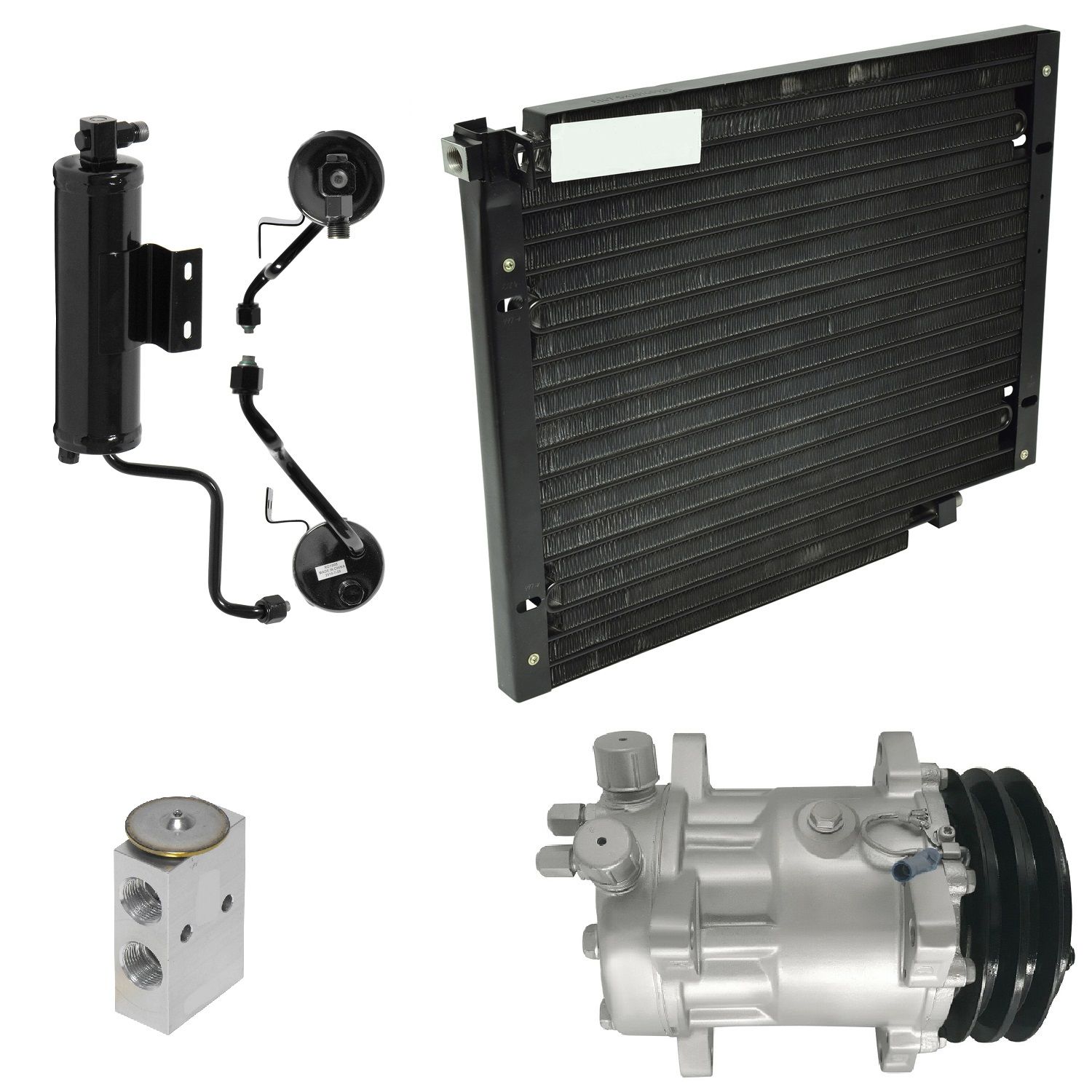 1987 Jeep Cherokee Laredo 2.5L Compressor and Condenser Kit (KT