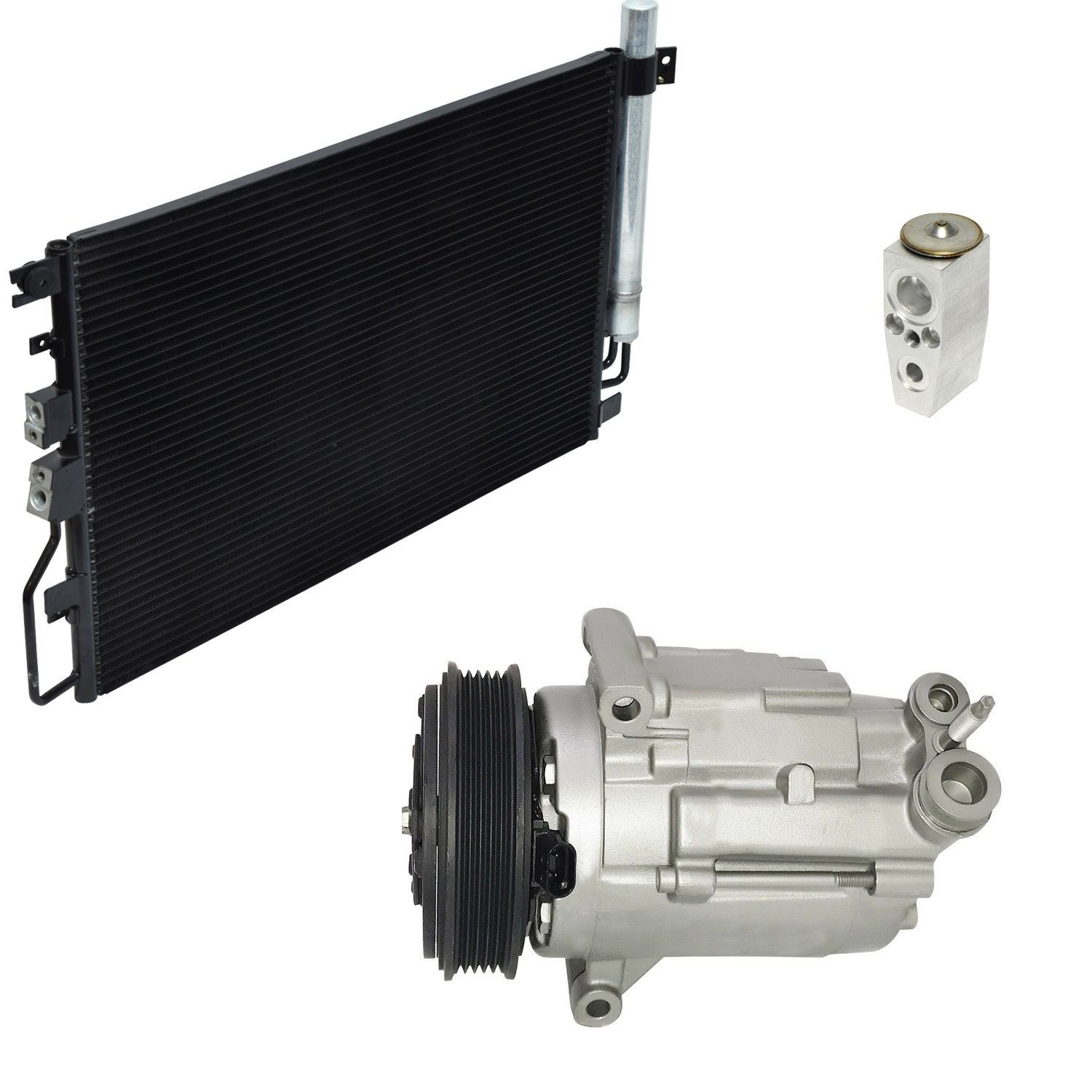 2010 Chevrolet Equinox LT 2.4L Compressor and Condenser Kit (KT DI55A)