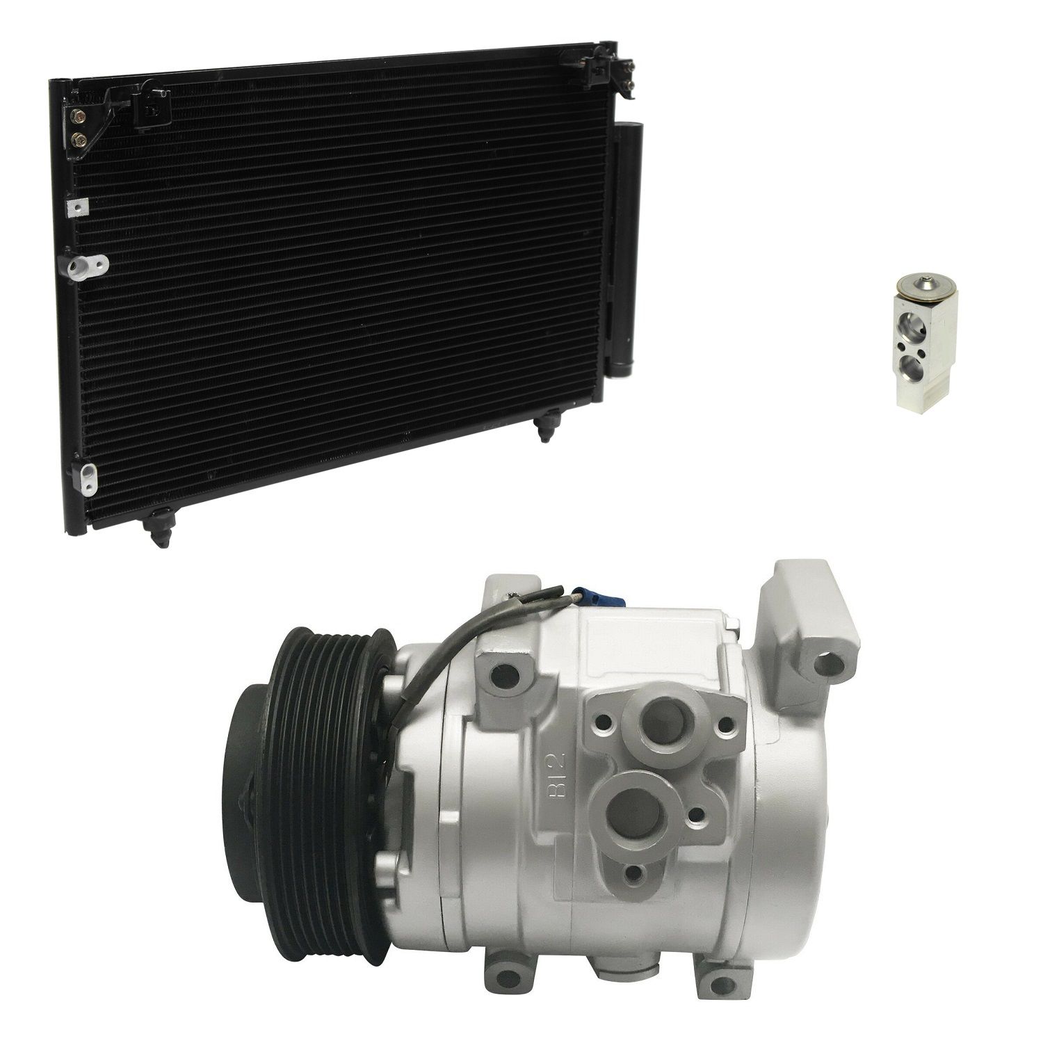 2006 Scion tC Base 2.4L Compressor and Condenser Kit (KT E070A-N)