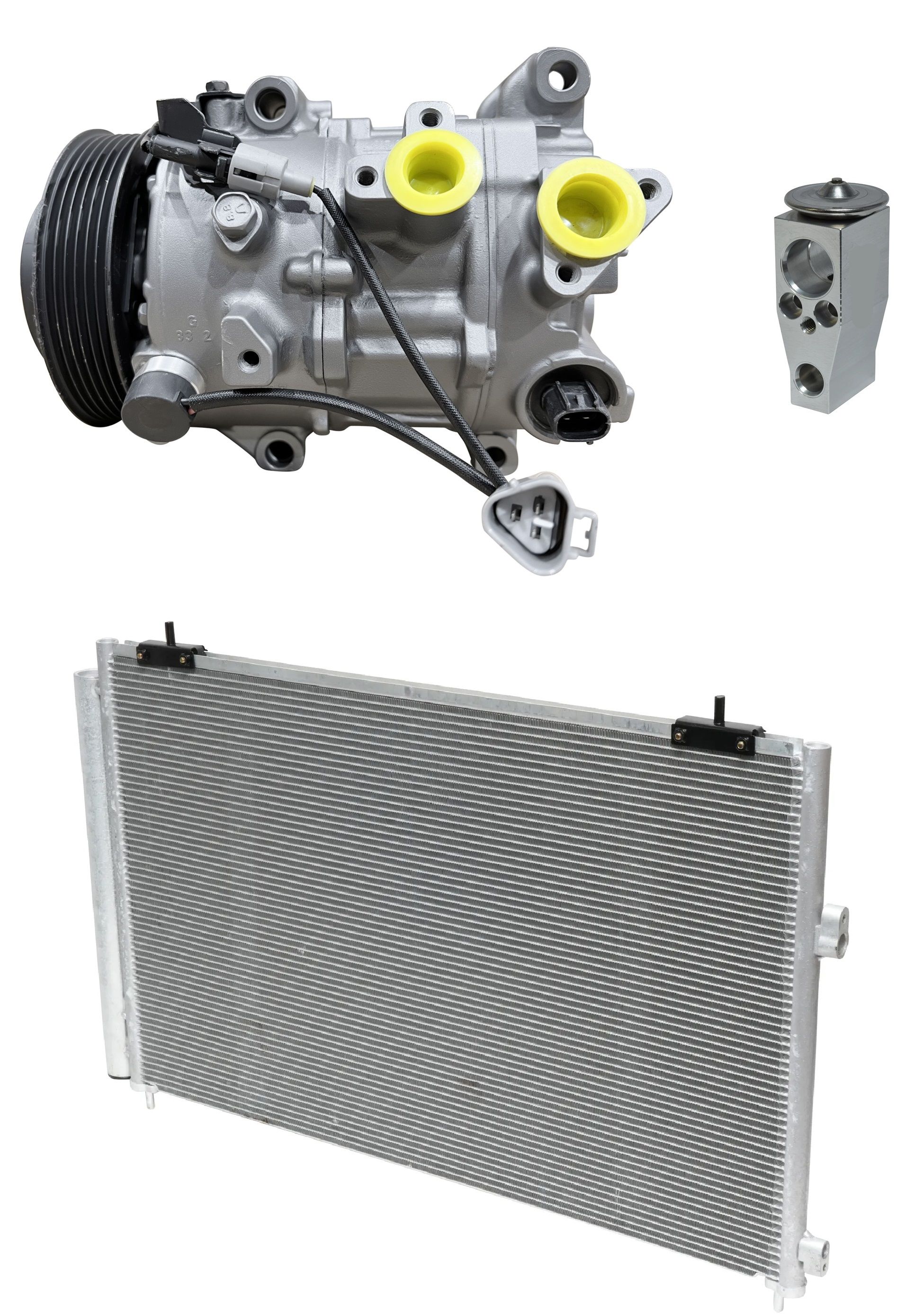 2017 Toyota RAV4 Limited 2.5L Compressor and Condenser Kit (KT EB47A)