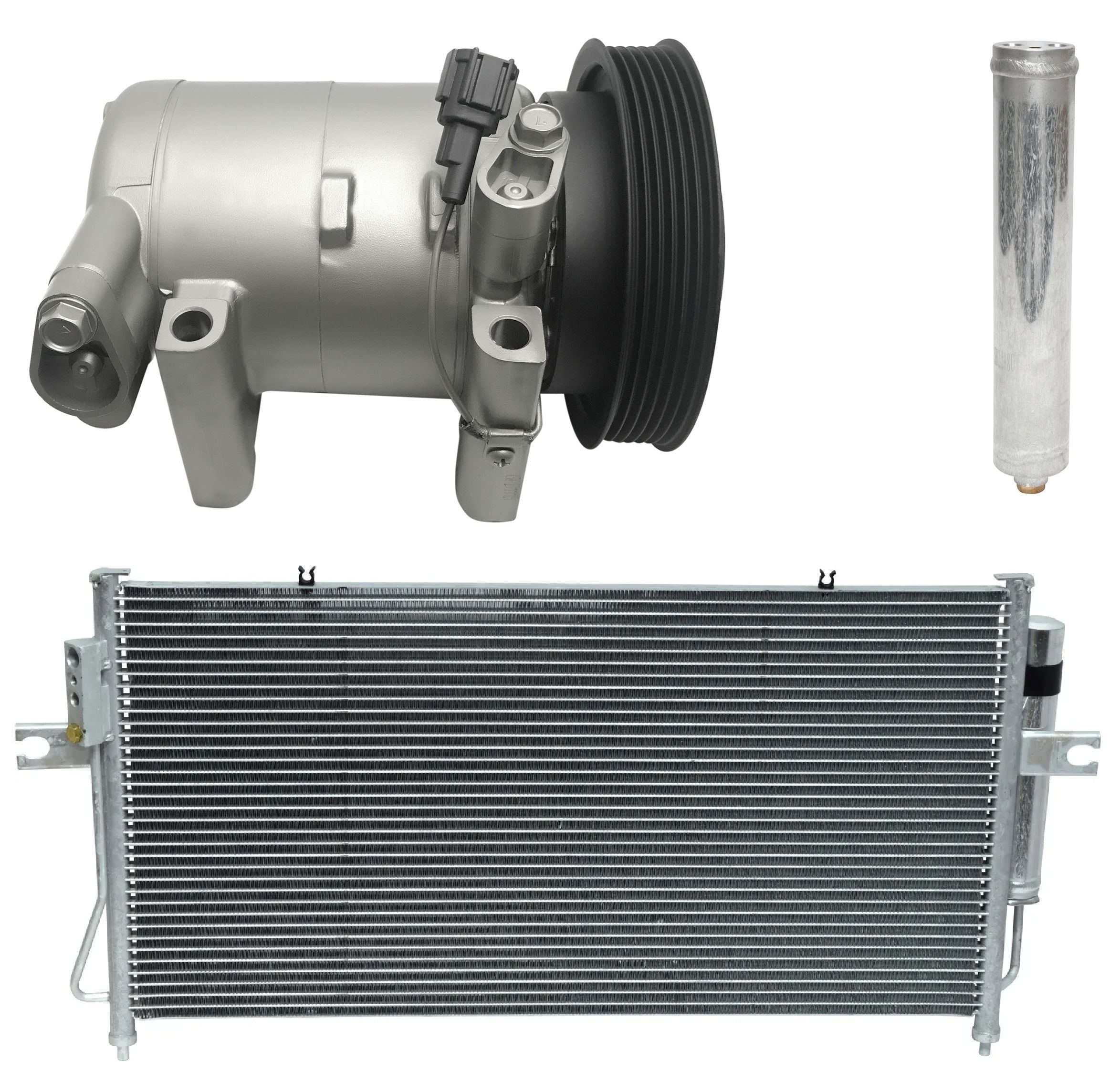 2003 Nissan Frontier SVE 3.3L Compressor and Condenser Kit (KT