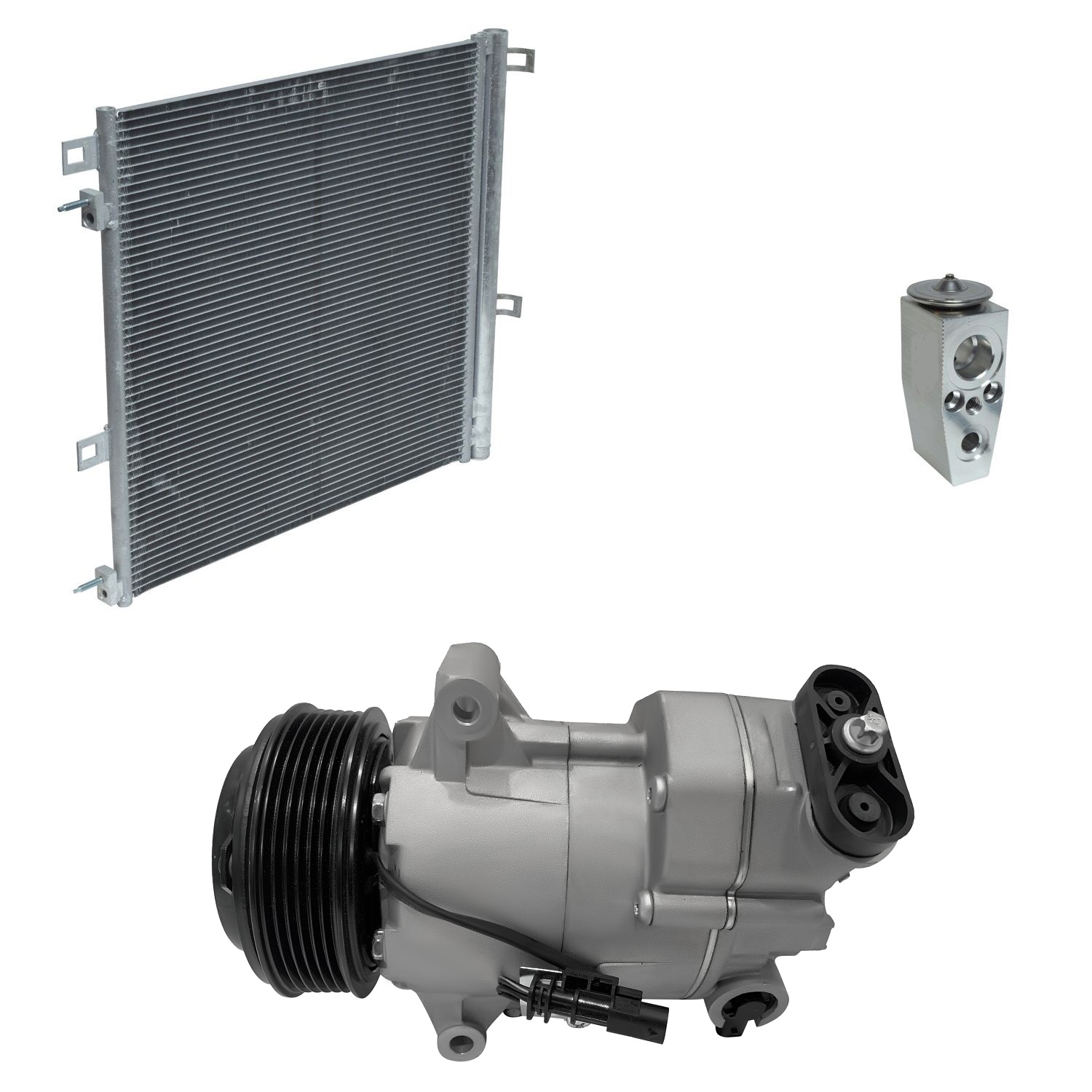 2017 Cadillac XT5 Base 3.6L Compressor and Condenser Kit (KT EE48A-N)